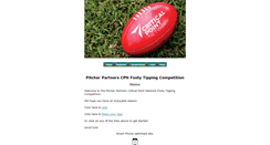 Desktop Screenshot of cpnfootytipping.pitcher.com.au